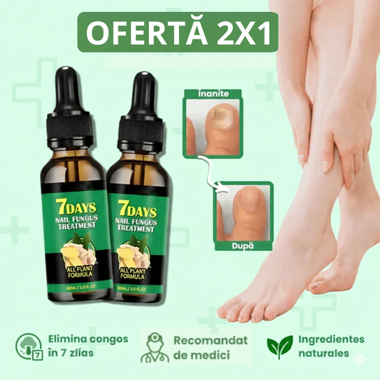 TRATAMENT ANTI-FUNGIC 100% NATURAL ÎN 7 ZILE (2x1)